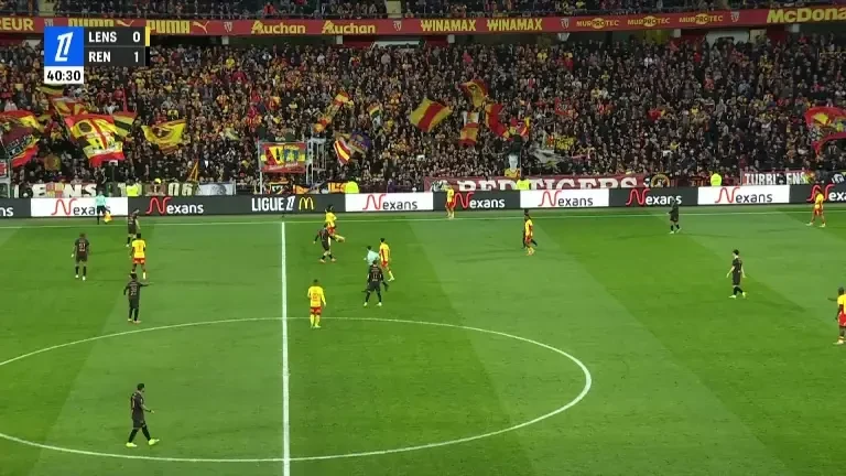 Lens - Rennes I Gazdele egalează pe finalul primei reprize (VOYO 07.02.2026)